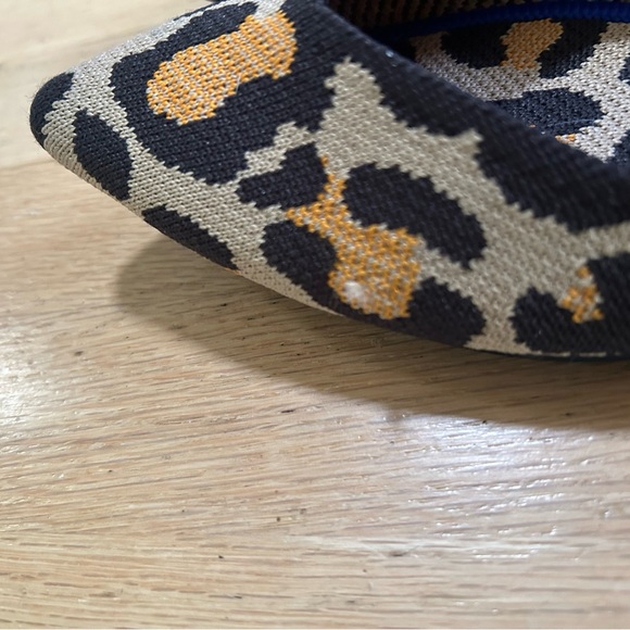 Rothy's The Point Leopard Print Women's Flats - Picture 5 of 10